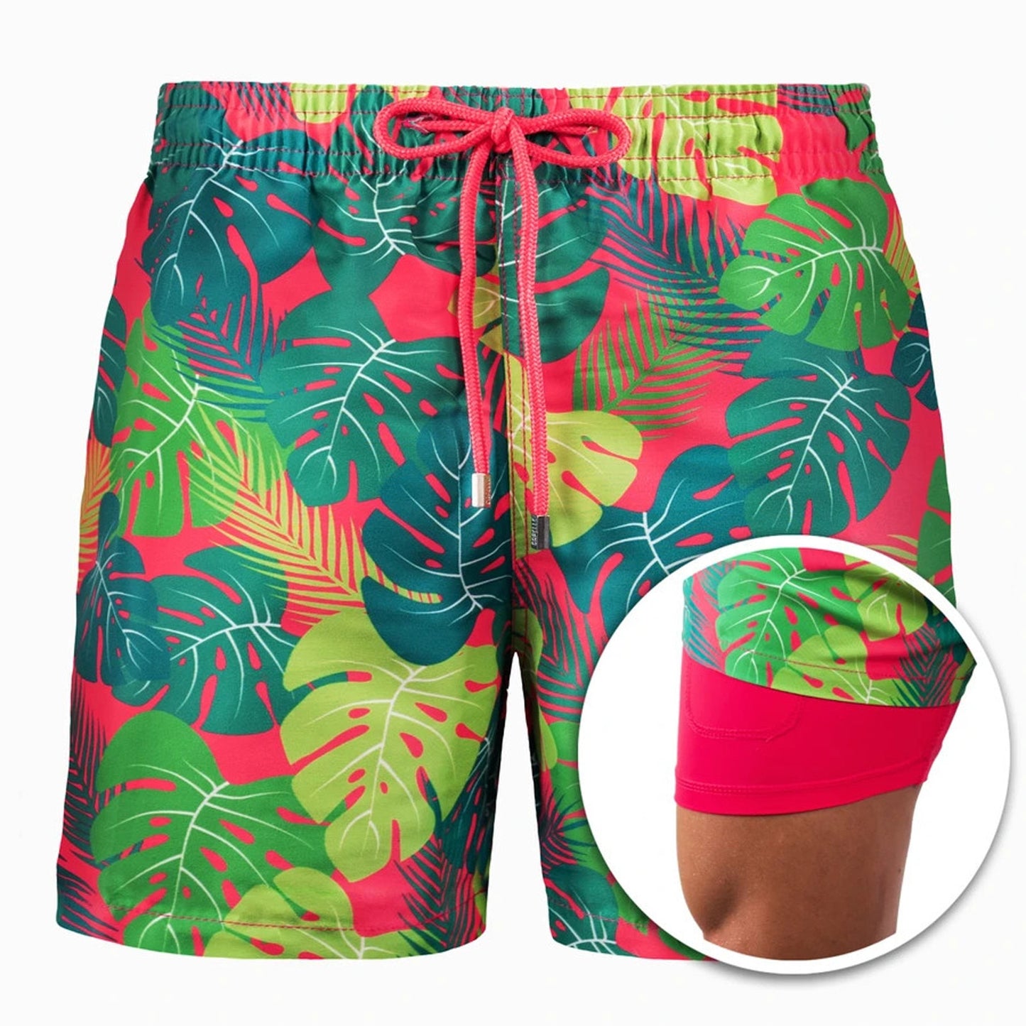 Swimwear Mens Double-layer