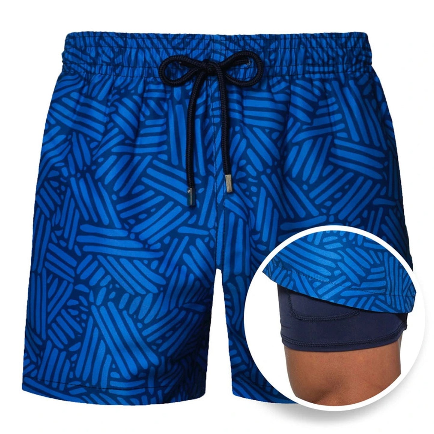 Swimwear Mens Double-layer