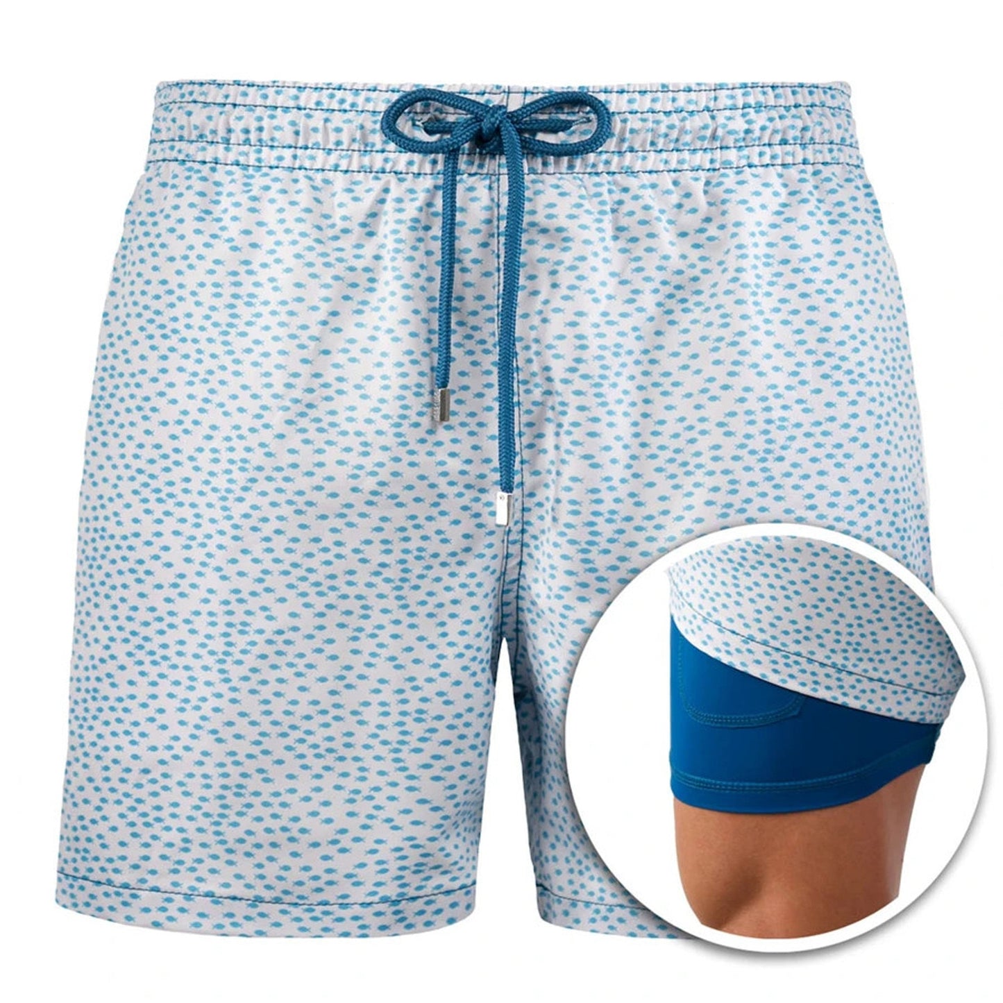 Swimwear Mens Double-layer