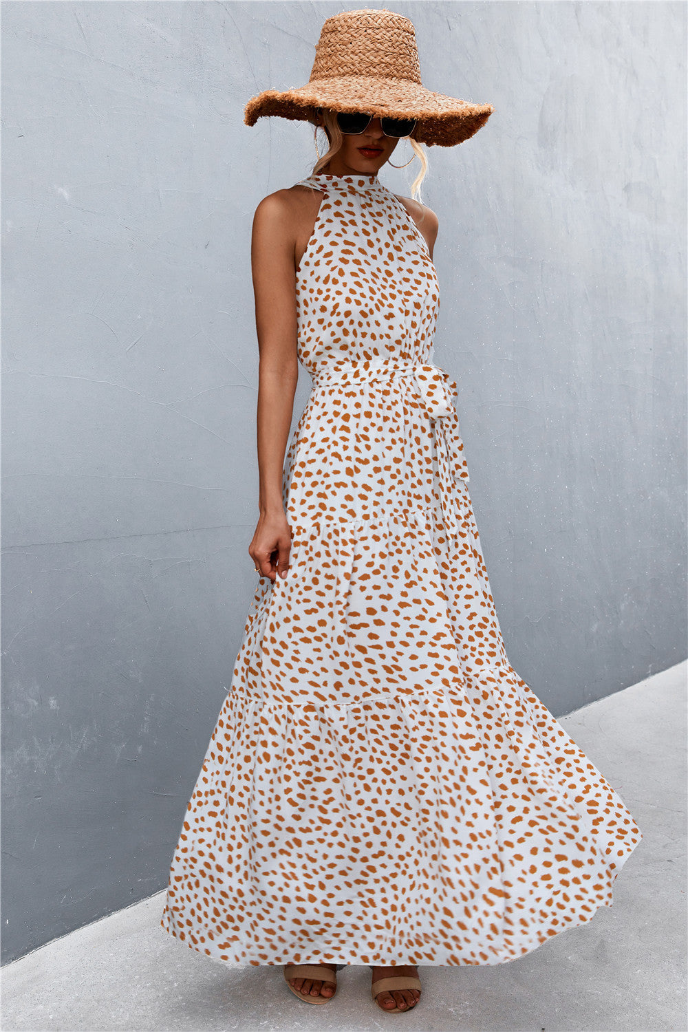 Maxi Dress Summer Tie Waist