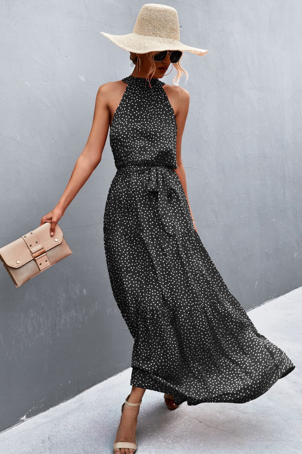Maxi Dress Summer Tie Waist