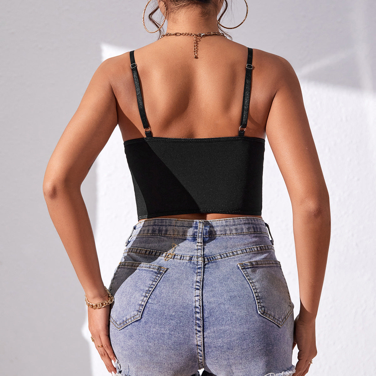 Cami Sweetheart Neck Lace Detail