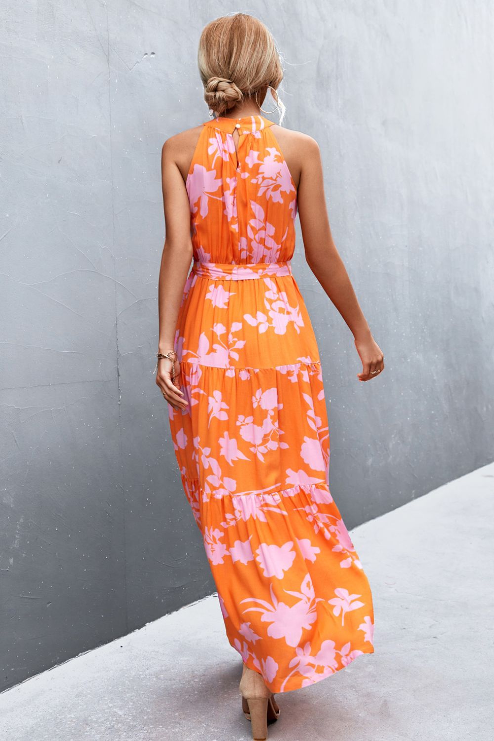 Maxi Dress Summer Tie Waist