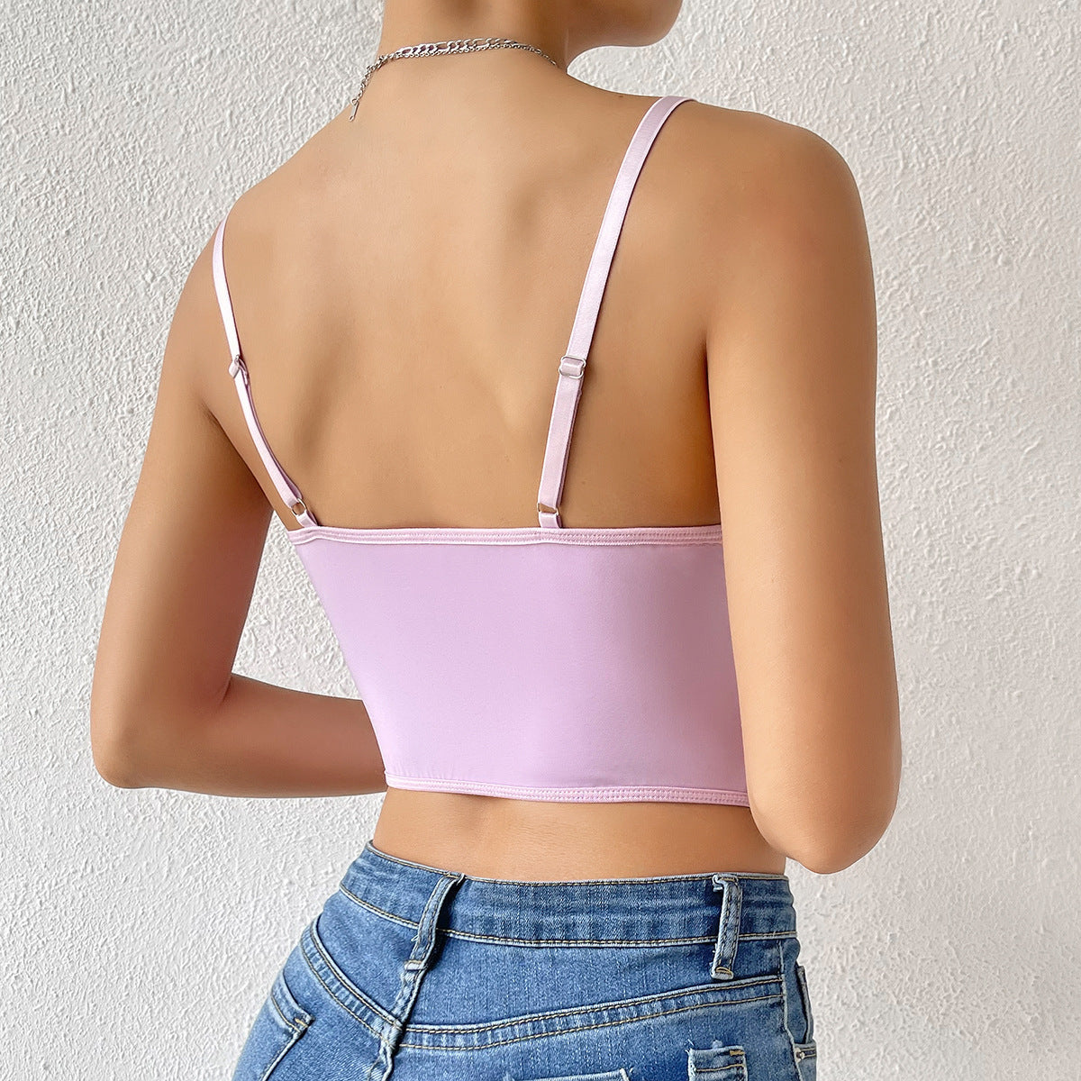 Cami Sweetheart Neck Lace Detail