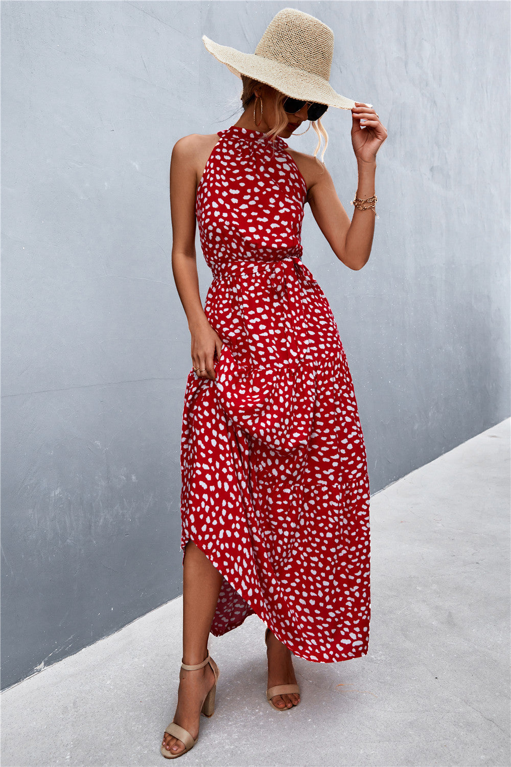 Maxi Dress Summer Tie Waist