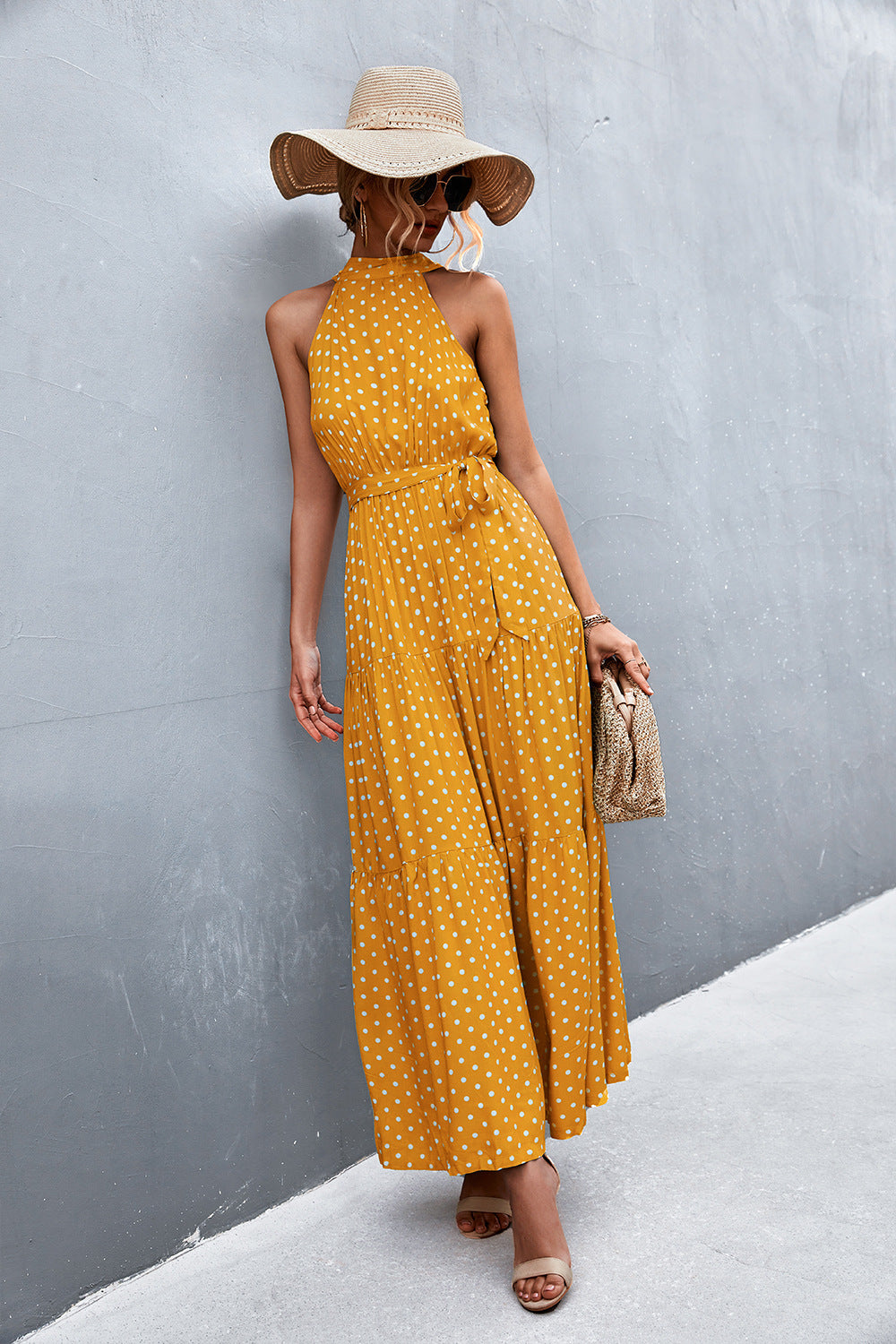 Maxi Dress Summer Tie Waist