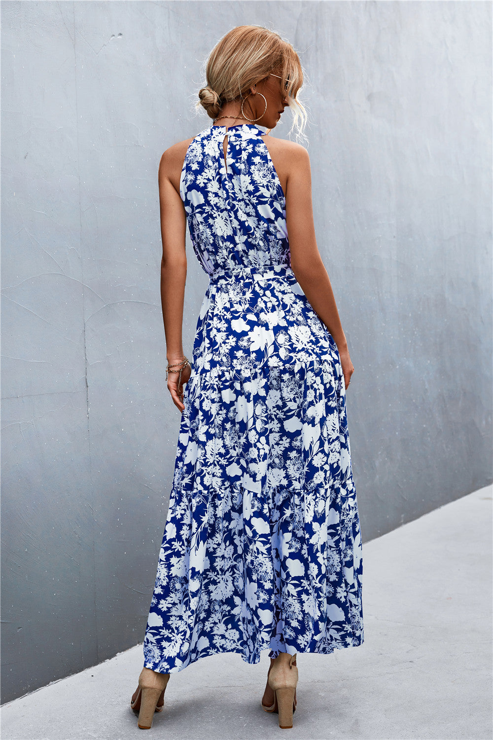 Maxi Dress Summer Tie Waist