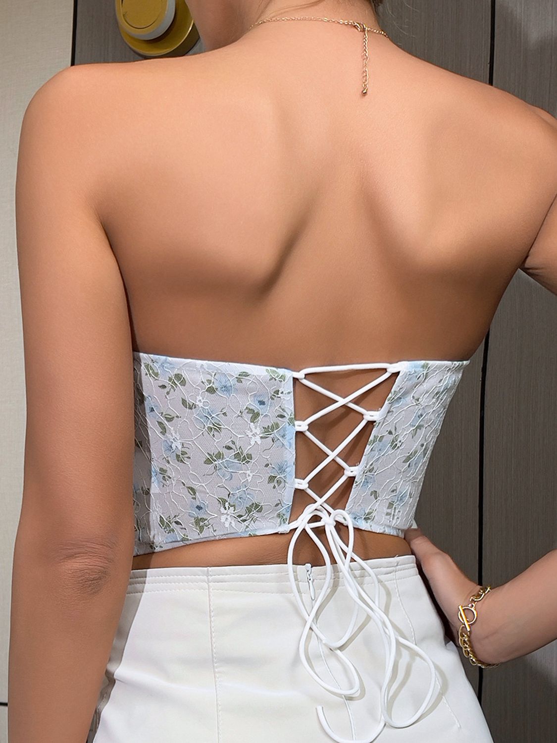 Floral Bustier