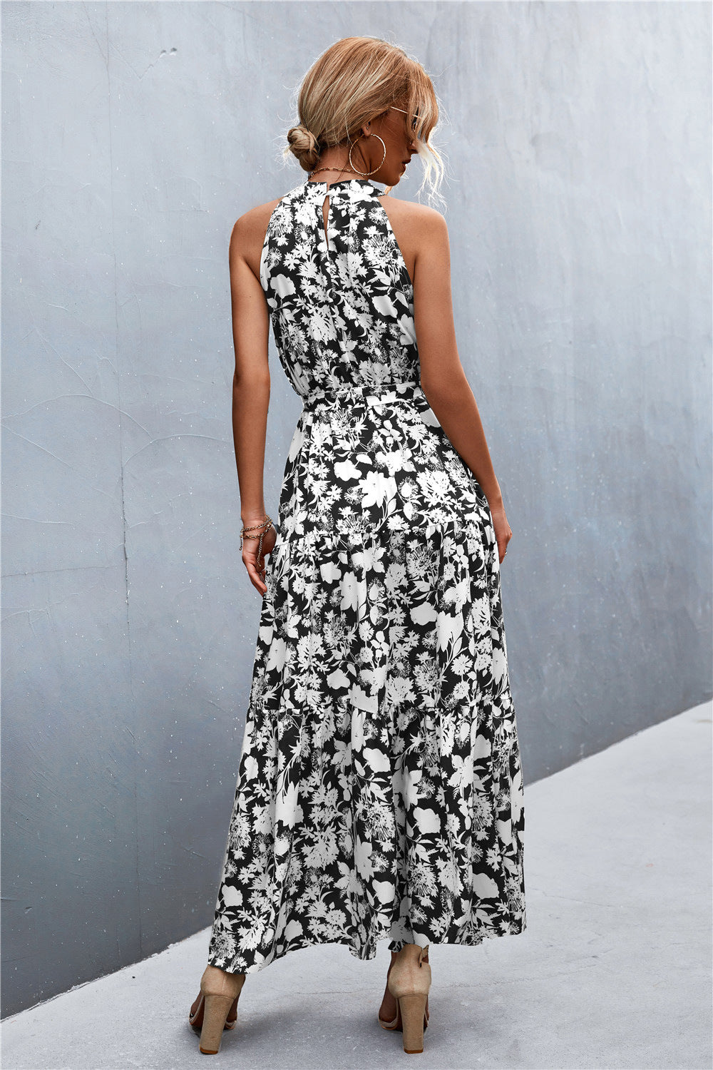 Maxi Dress Summer Tie Waist