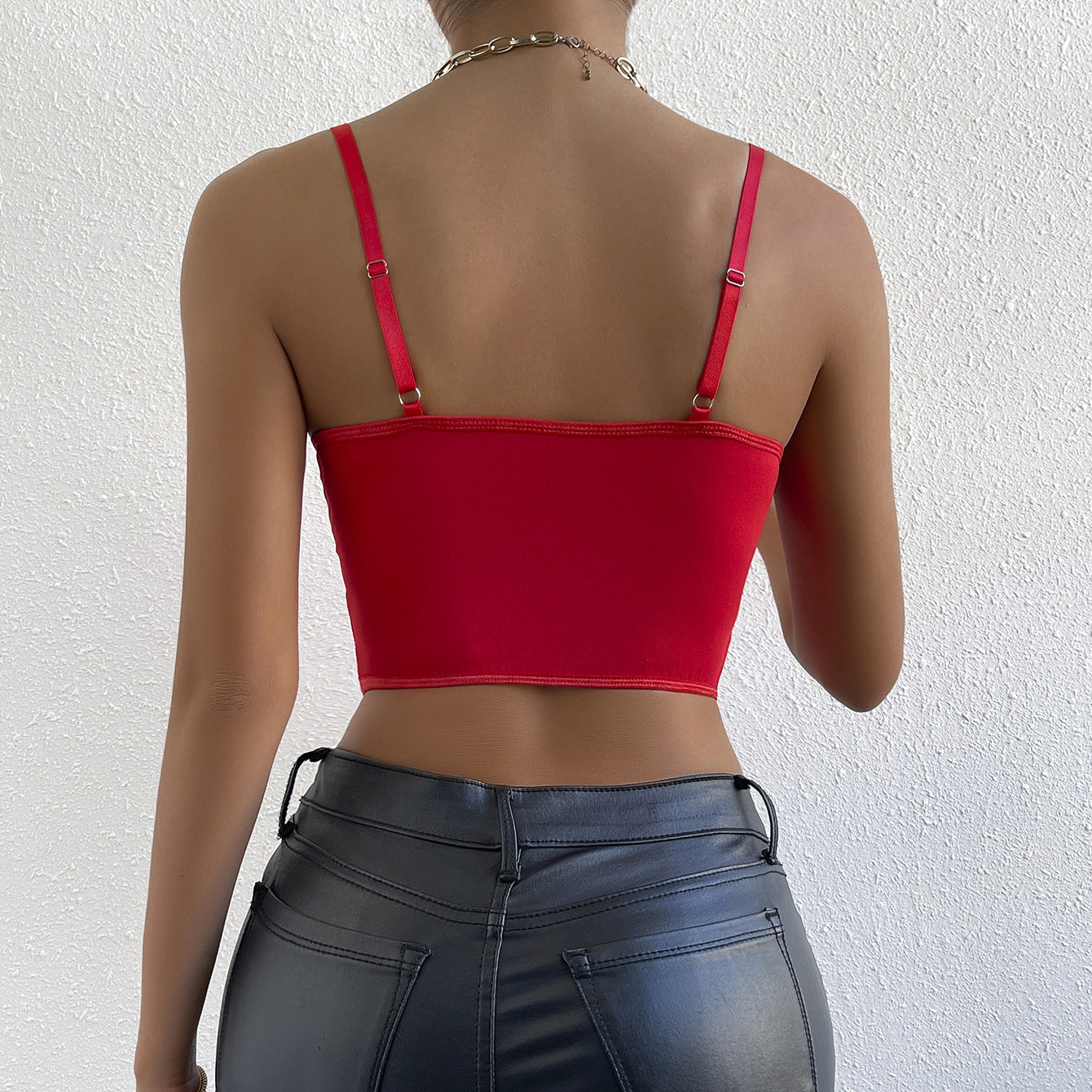 Cami Sweetheart Neck Lace Detail