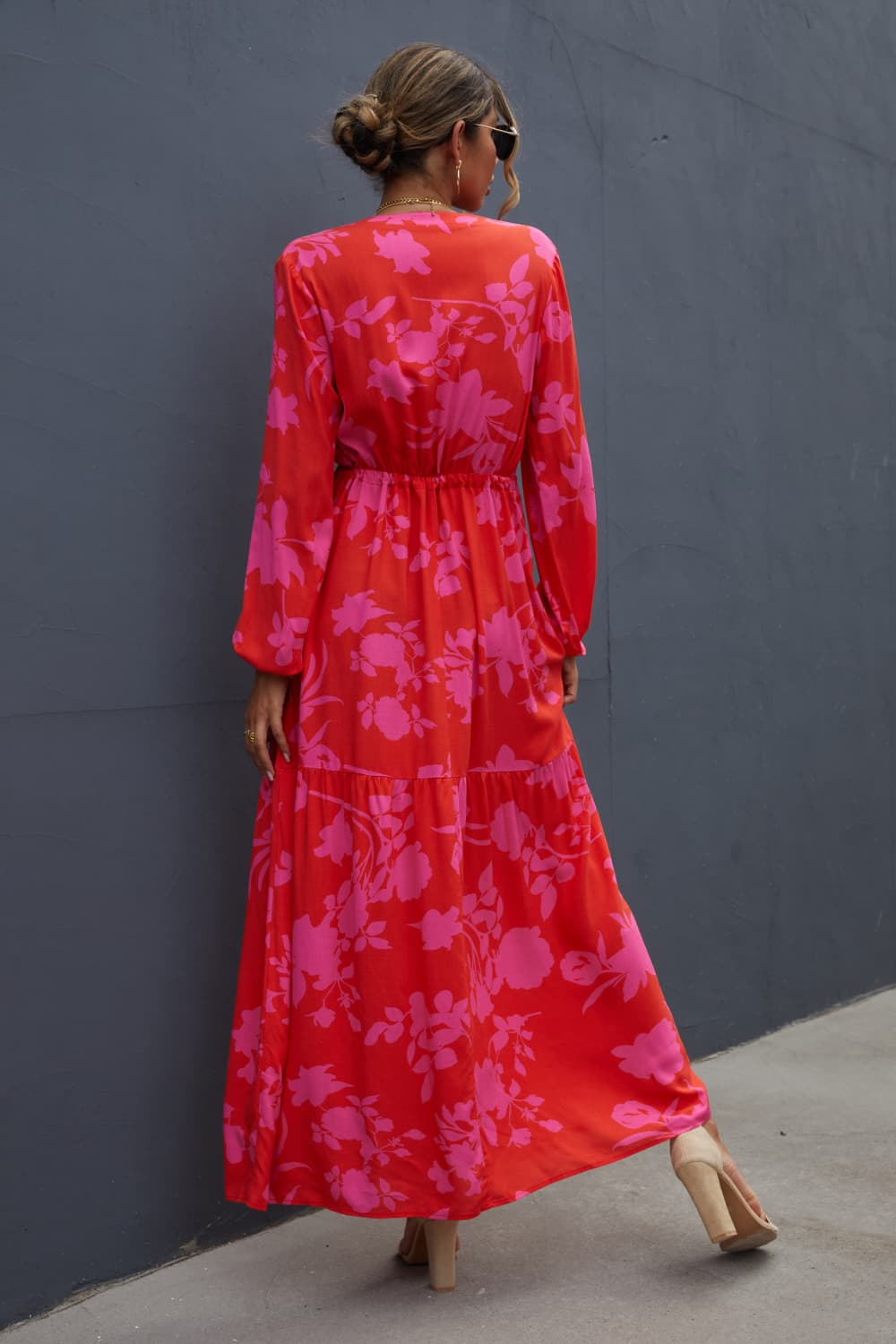 FushiaRed Long Dress