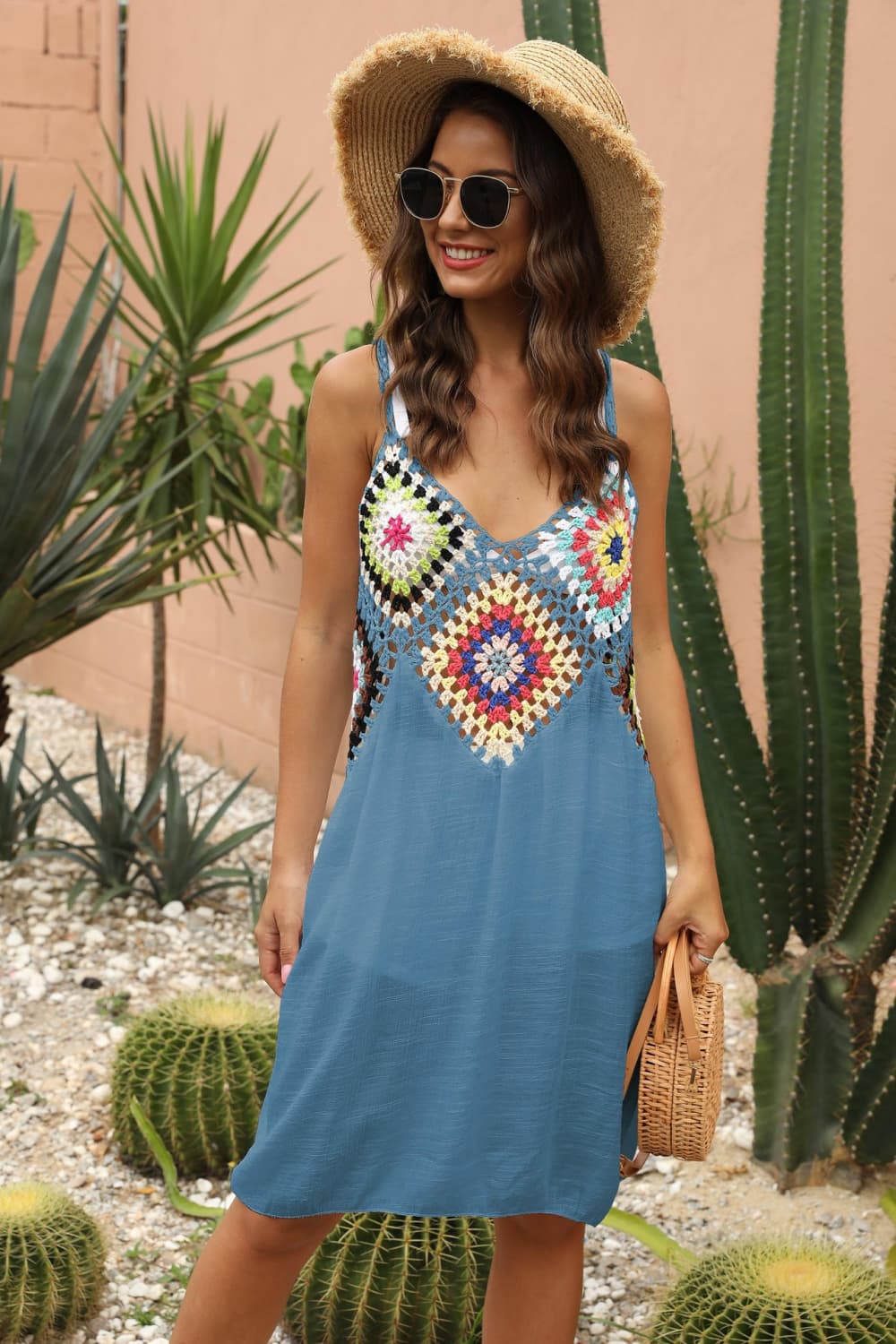Embroidery Beach Dress