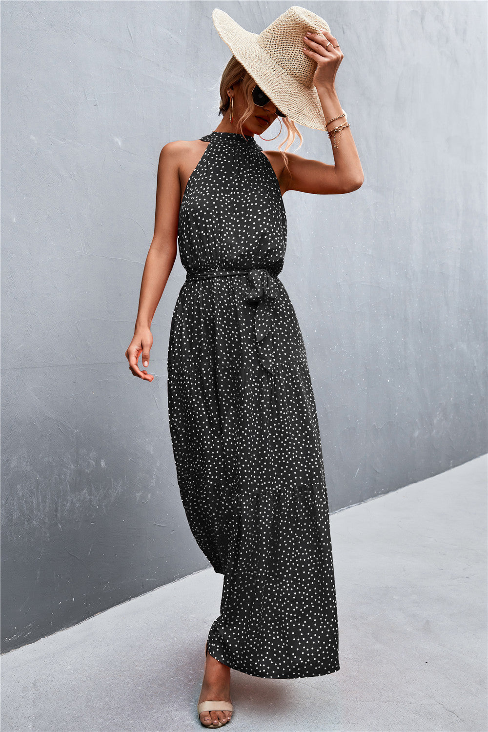 Maxi Dress Summer Tie Waist