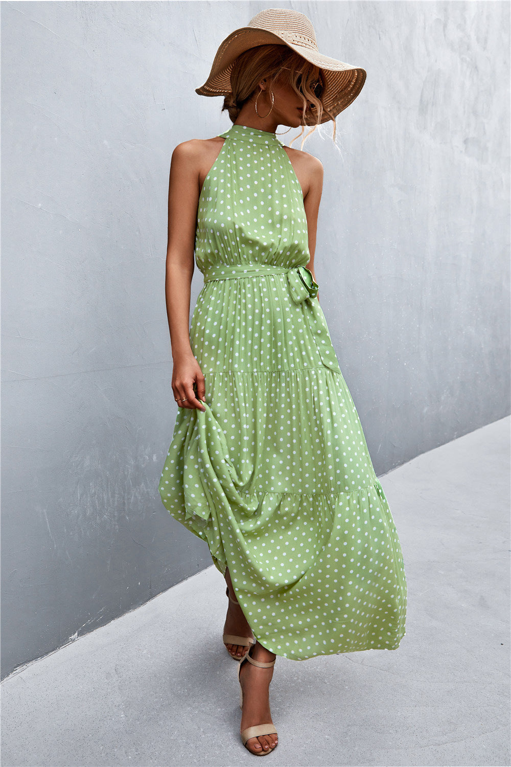 Maxi Dress Summer Tie Waist