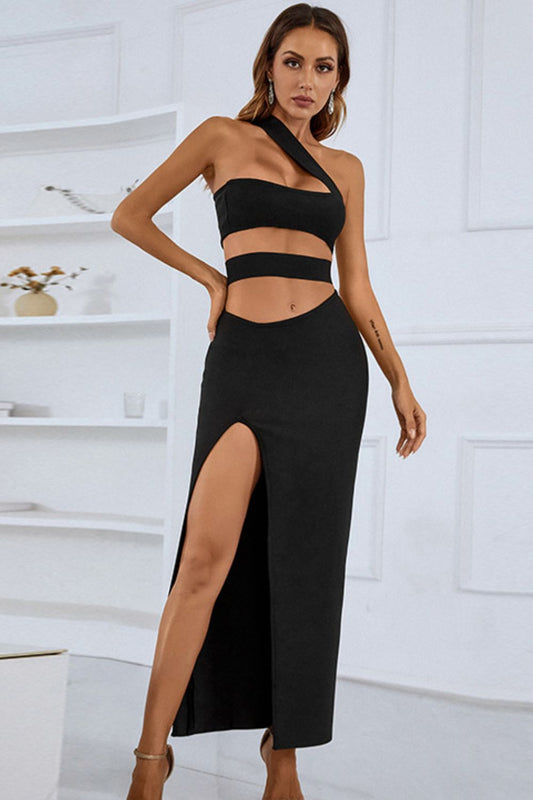 One-Shoulder Maxi Dress