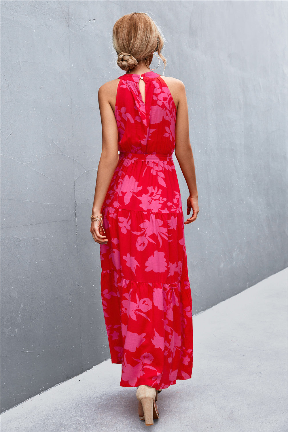 Maxi Dress Summer Tie Waist