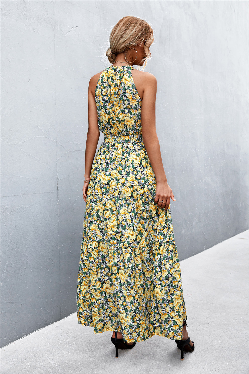 Maxi Dress Summer Tie Waist