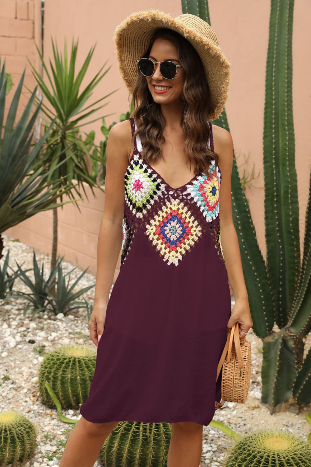 Embroidery Beach Dress