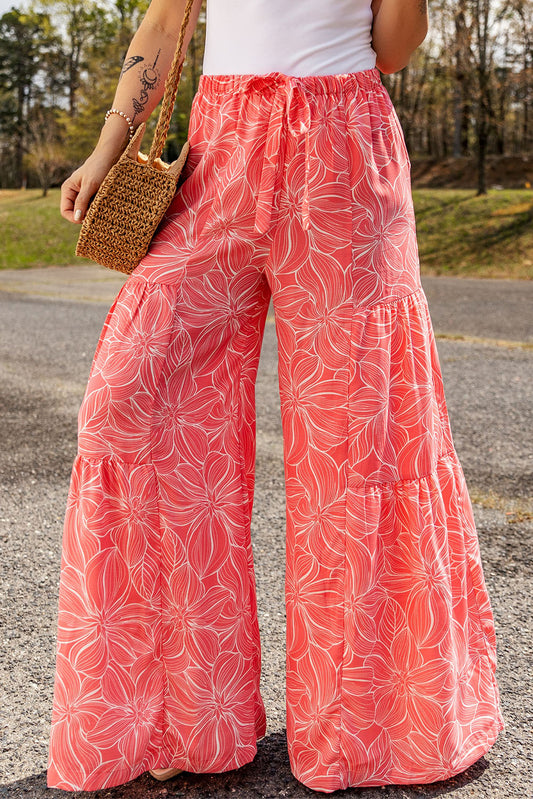 Floral Leg Pants
