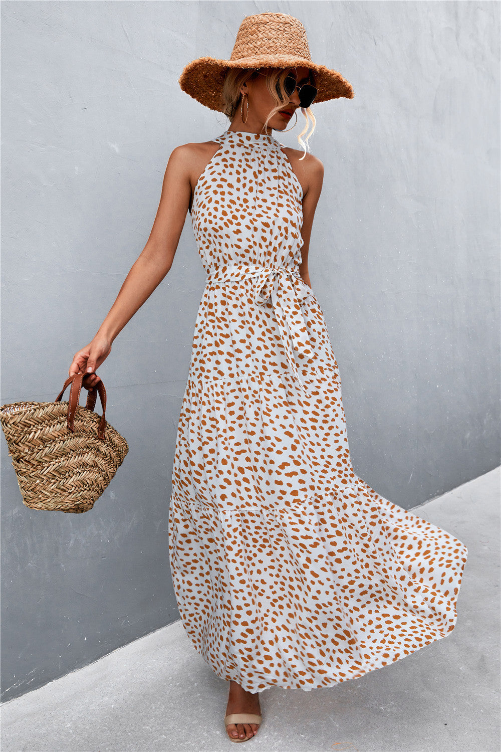 Maxi Dress Summer Tie Waist