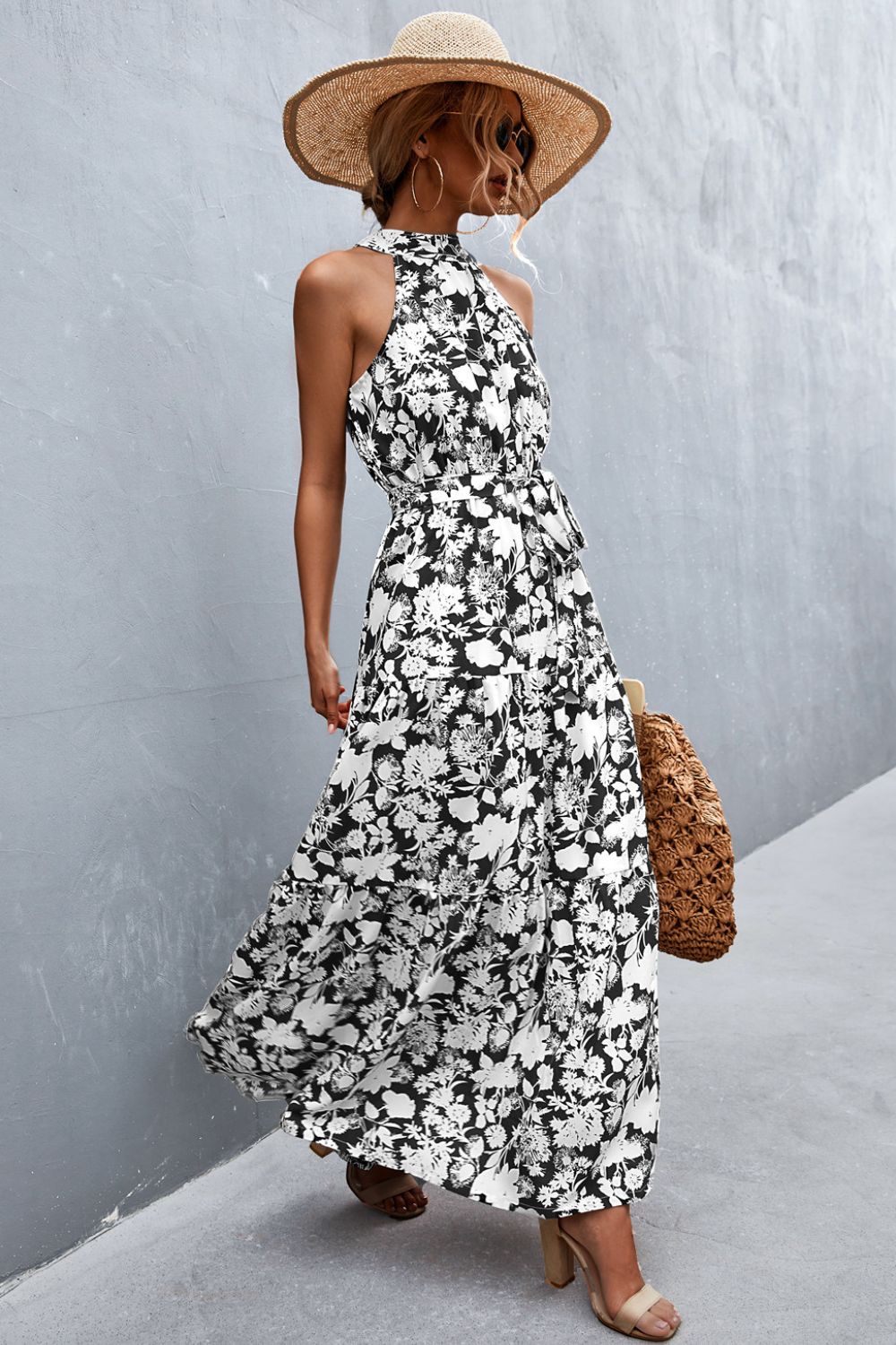 Maxi Dress Summer Tie Waist