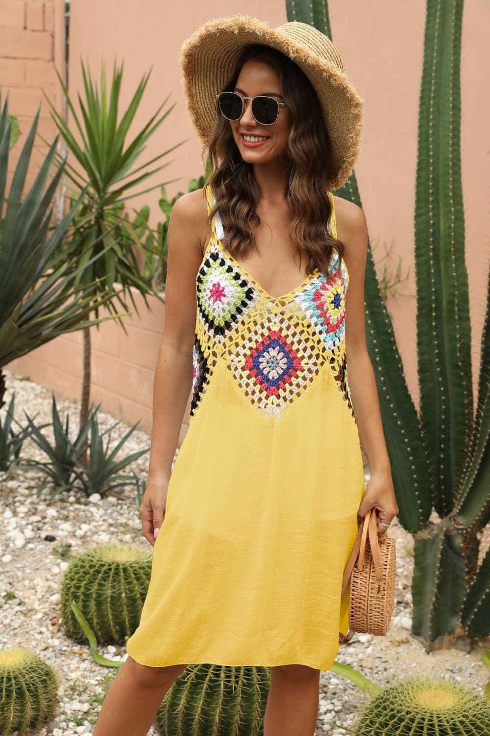 Embroidery Beach Dress