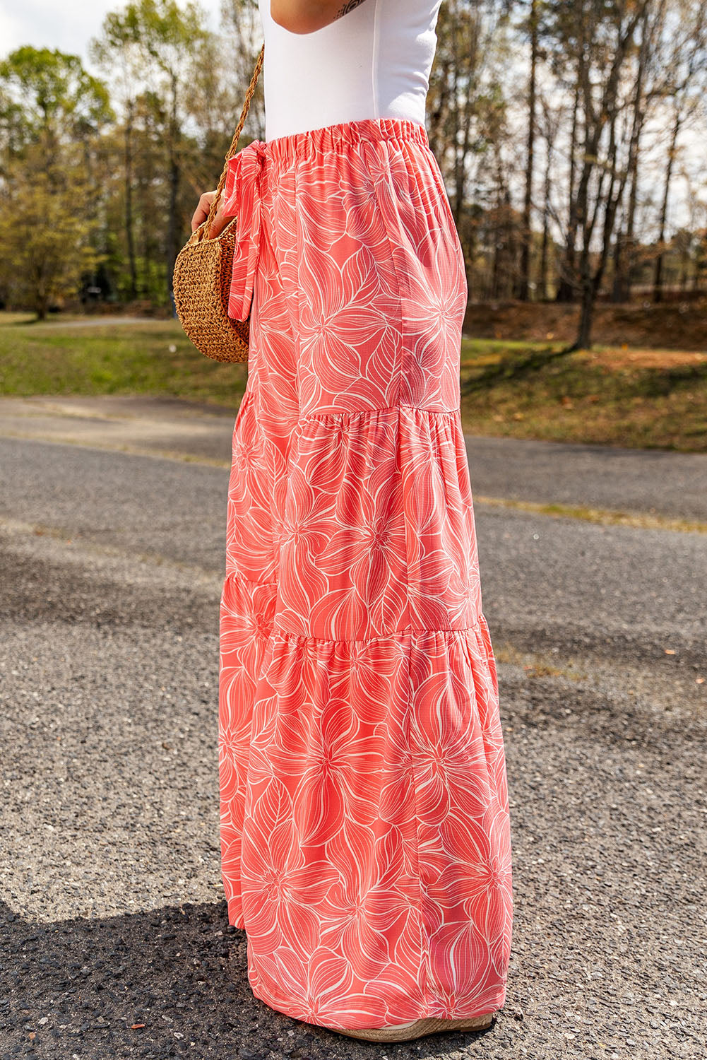 Floral Leg Pants